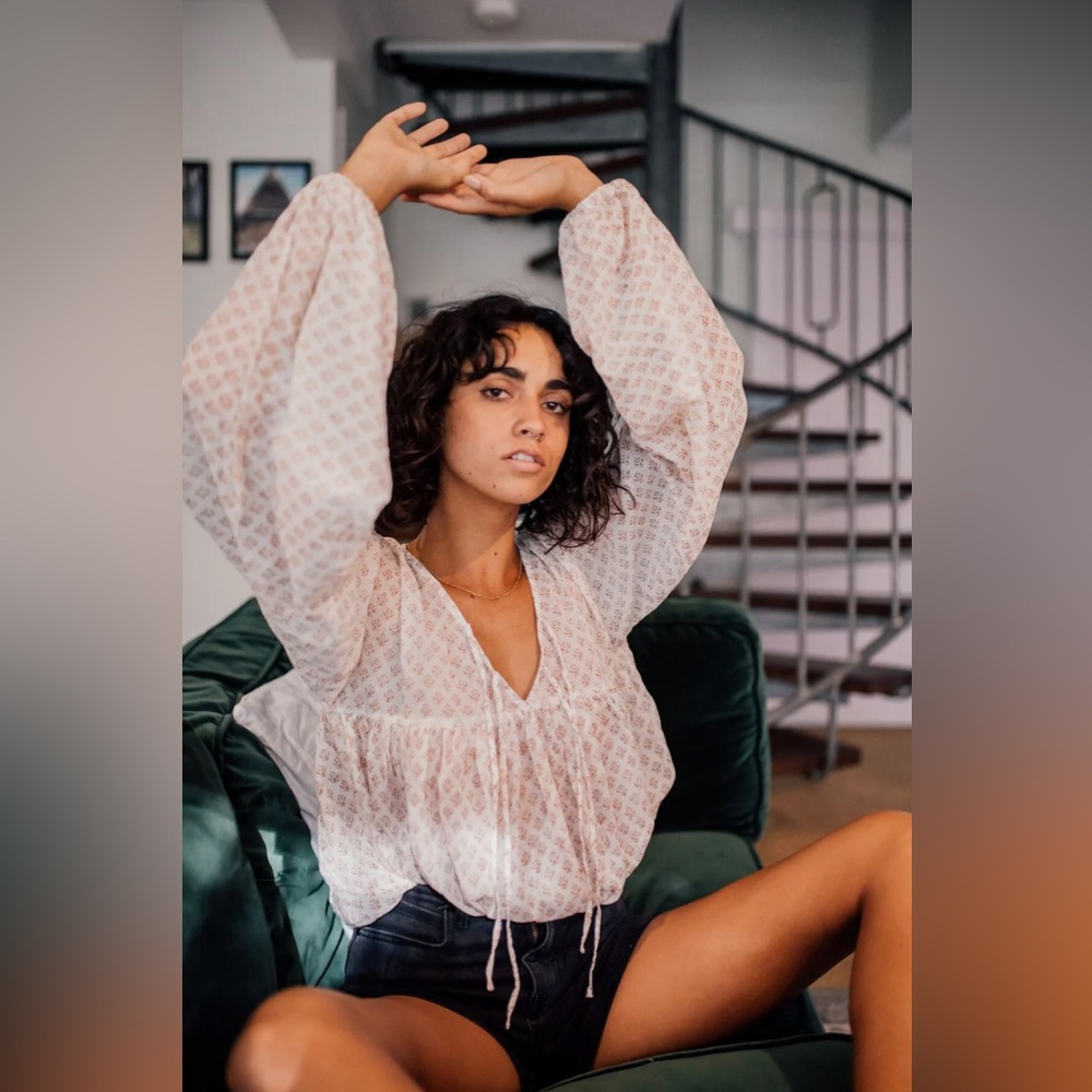 Daughters Of India RASHMI BLOUSE ~ CINNAMON